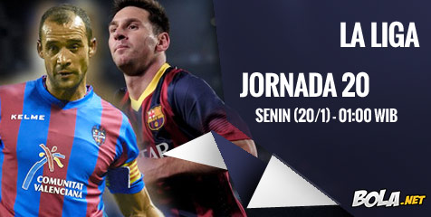 Preview: Levante vs Barcelona, Mengincar Lima