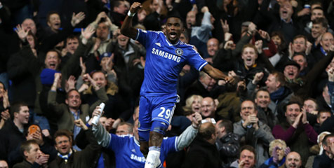 Eto'o Jadi Pemain Keempat Yang Cetak Hattrick ke Gawang United