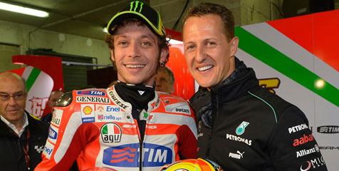 'Mentalitas Valentino Rossi Mirip Michael Schumacher'