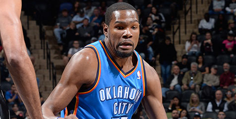 Durant Beringas, Thunder Sukses Benamkan Spurs