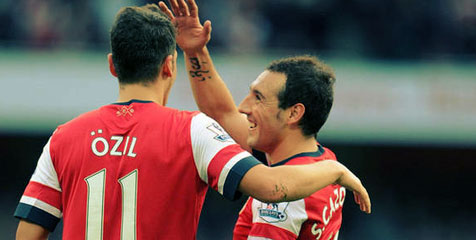 Cazorla: Arsenal Didongkrak Ozil dan Flamini