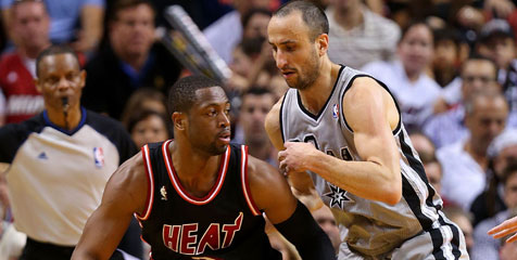 Wade Kembali, Miami Heat Benamkan San Antonio Spurs