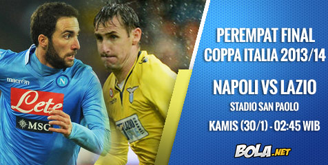 Preview: Napoli vs Lazio, Menantang Serigala