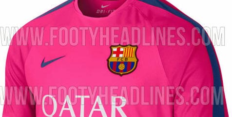 jersey away barcelona dari tahun ke tahun