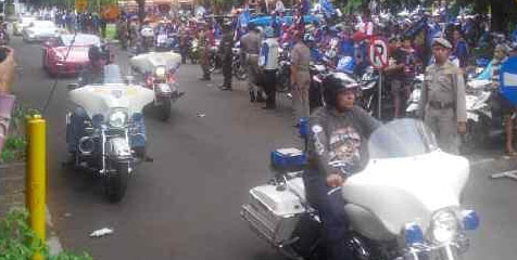 Konvoi Launching Arema Cronus Diikuti Komunitas Otomotif Malang