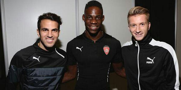 Fabregas, Balotelli, dan Reus Adu Shooting, Siapa Pemenangnya?