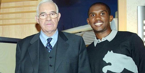 Eto'o: Aragones Sudah Seperti Ayah Saya Sendiri