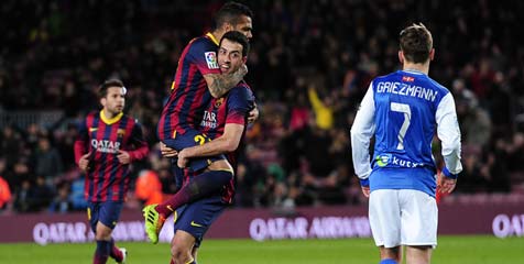 Review: Barca Lewati Hadangan Sociedad di Nou Camp
