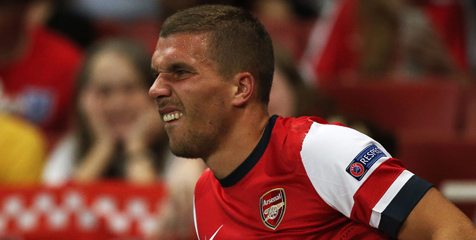 Jumpa Liverpool, Podolski Siap Parkir Bus