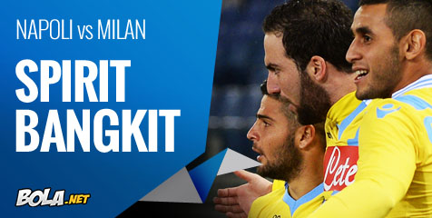 Preview: Napoli vs Milan, Spirit Bangkit