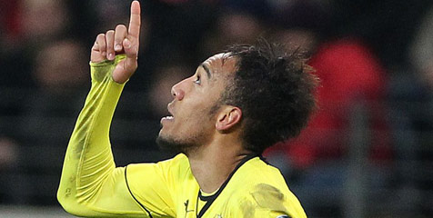 Aubameyang Bawa Dortmund ke Semifinal DFB Pokal