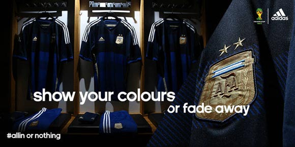 Detail Jersey Away Argentina Piala Dunia