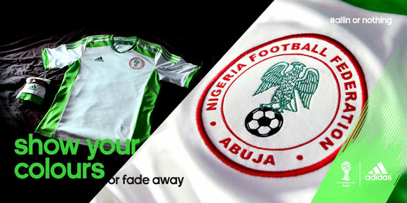 Detail Jersey Away Nigeria Piala Dunia 2014