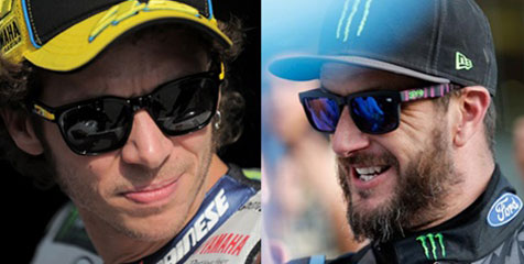 Valentino Rossi Jadi Tandem Ken Block di Monza Rally 2014