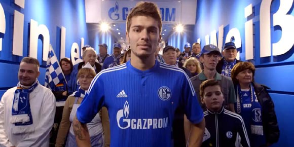 Detail Jersey Home Schalke 2014-15