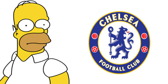 Kala Penggawa Chelsea Berubah Jadi Karakter The Simpsons