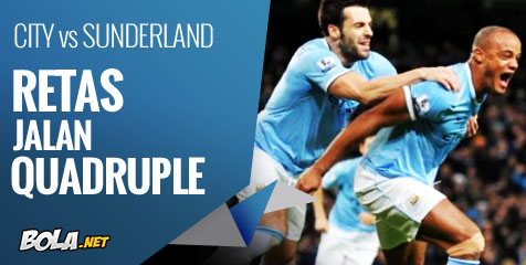 Preview: City vs Sunderland, Retas Jalan Quadruple