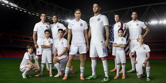 Detail Jersey Home Amerika Serikat Piala Dunia 2014