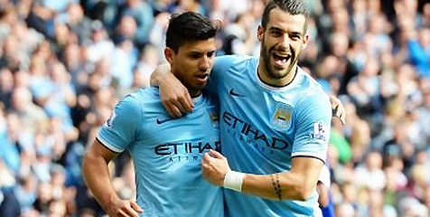 Perjudian Pellegrini, Duet Aguero-Negredo Turun Lawan Wigan