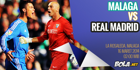 Preview: Malaga vs Madrid, Mangsa Favorit Ronaldo