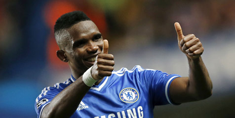 Review: Gol ke-30 Eto'o Turut Loloskan Chelsea