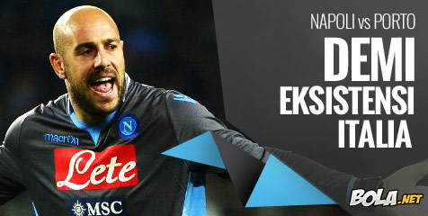 Preview: Napoli vs Porto, Jaga Eksistensi Italia