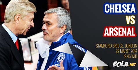 Preview: Chelsea vs Arsenal, Serbu Demi Seribu