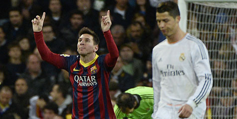 Review: Hat-trick Messi Runtuhkan Bernabeu