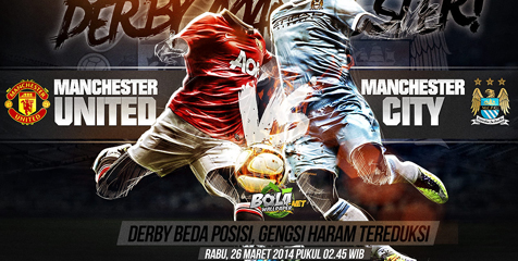 Preview: Man United vs Man City, Derby Beda Misi