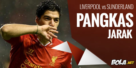 Preview: Liverpool vs Sunderland, Pangkas Jarak