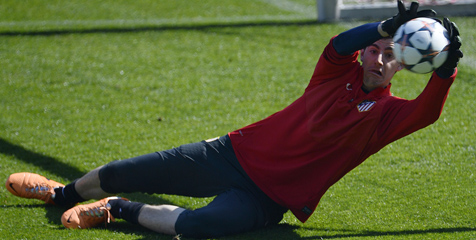 Courtois Optimis Habisi Barca di Vicente Calderon