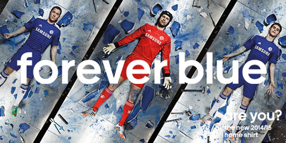 Detail Jersey Home Chelsea 2014-15 Detail Jersey Home Chelsea 2014-15