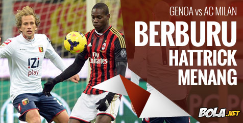 Preview: Genoa vs AC Milan, Incar Hattrick Menang