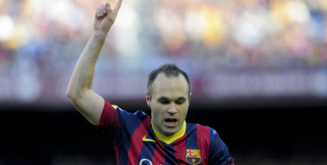 Lawan Atletico, Iniesta Catatkan Penampilan ke 500 Lawan Atletico, Iniesta Catatkan Penampilan ke 500