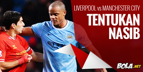 Preview: Liverpool vs Man City, Duel Penentu Nasib