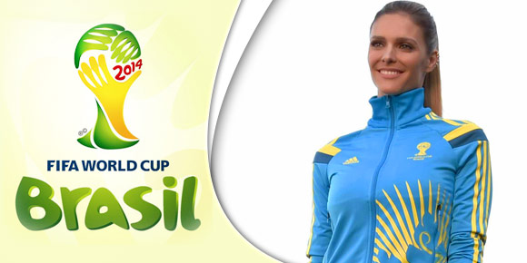 Fernanda Lima 'Jadi' Relawan Piala Dunia 2014