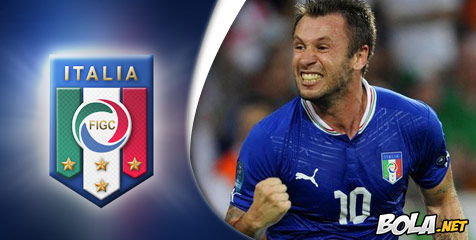 Cassano Ikuti Uji Fisik Azzurri