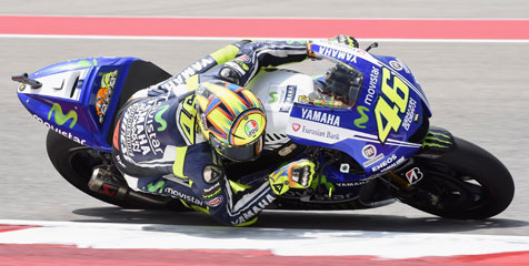 Ban Depan Hancur, Rossi Kecewa Gagal Podium