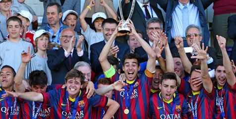 Barcelona Juara UEFA Youth League 2013-14