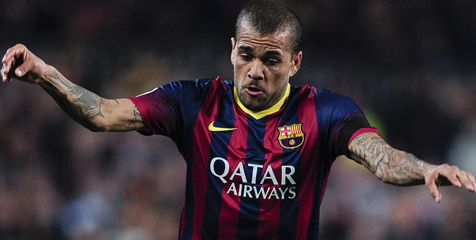 Dani Alves, Penakluk Terakhir Casillas di Copa del Rey Dani Alves, Penakluk Terakhir Casillas di Copa del Rey