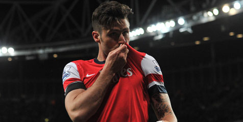 Giroud Senang Sudah Cetak 20 Gol