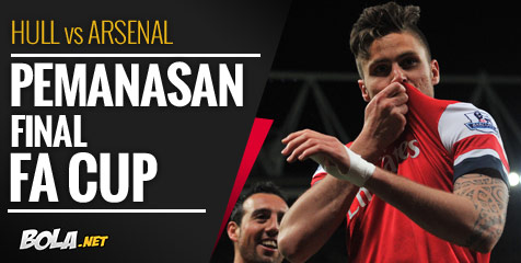 Preview: Hull vs Arsenal, Pemanasan Final FA Cup
