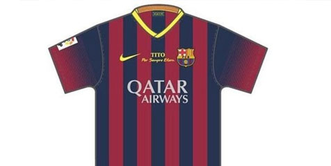 Jersey Spesial Barcelona Untuk Mengenang Tito Vilanova