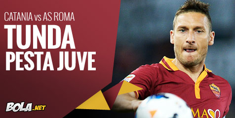 Preview: Catania vs Roma, Tunda Pesta Juve