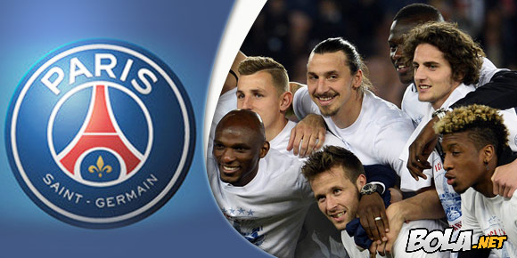 Selebrasi PSG Juara Ligue 1 Prancis 2013/14