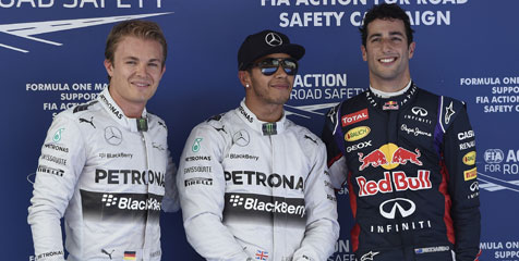 Hamilton Rebut Pole Formula 1 GP Spanyol