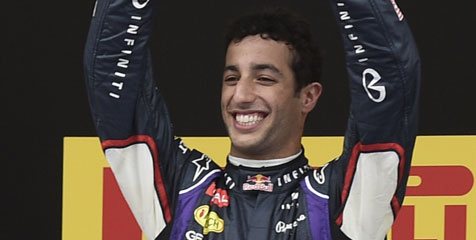 Ricciardo Lega Akhirnya Raih 'Podium Sungguhan'