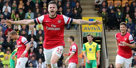 Review: Arsenal Antar Norwich Degradasi