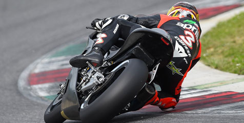 'Uji Coba Aprilia MotoGP Bukan Persiapan Biaggi Comeback'