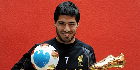 Luis Suarez Pemain Terbaik Premier League Versi Barclays